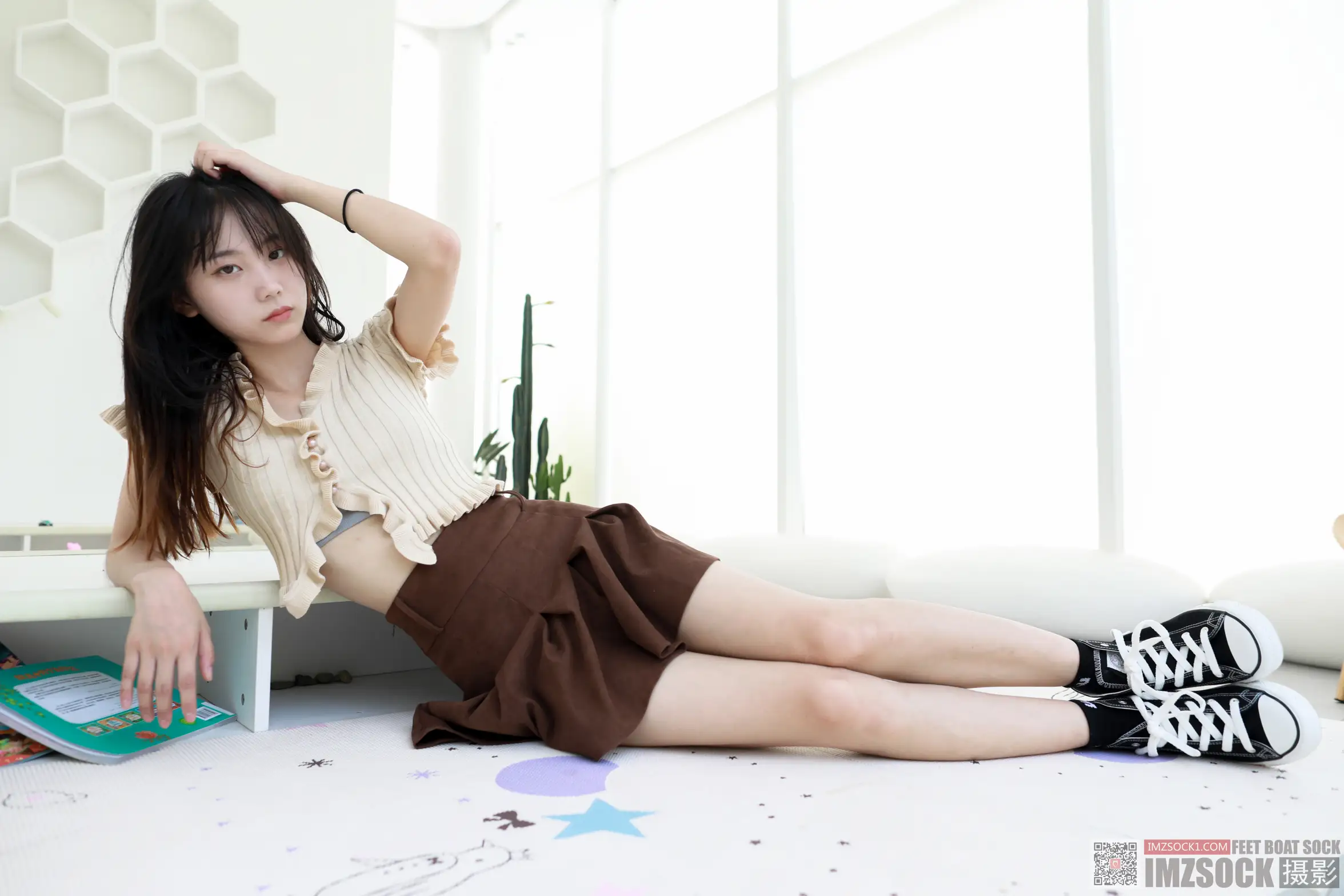 [Mzsock] Love Beauty Foot NO.119 cocoa#[74P]-14