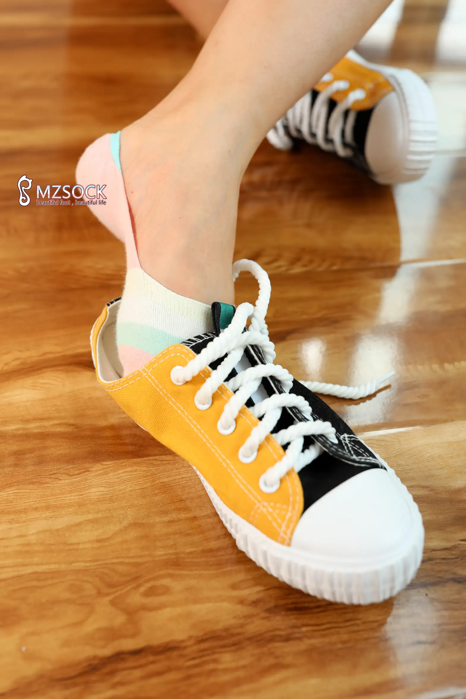 [Mzsock] Love Beauty Foot NO.030 cat cat#[74P]-33