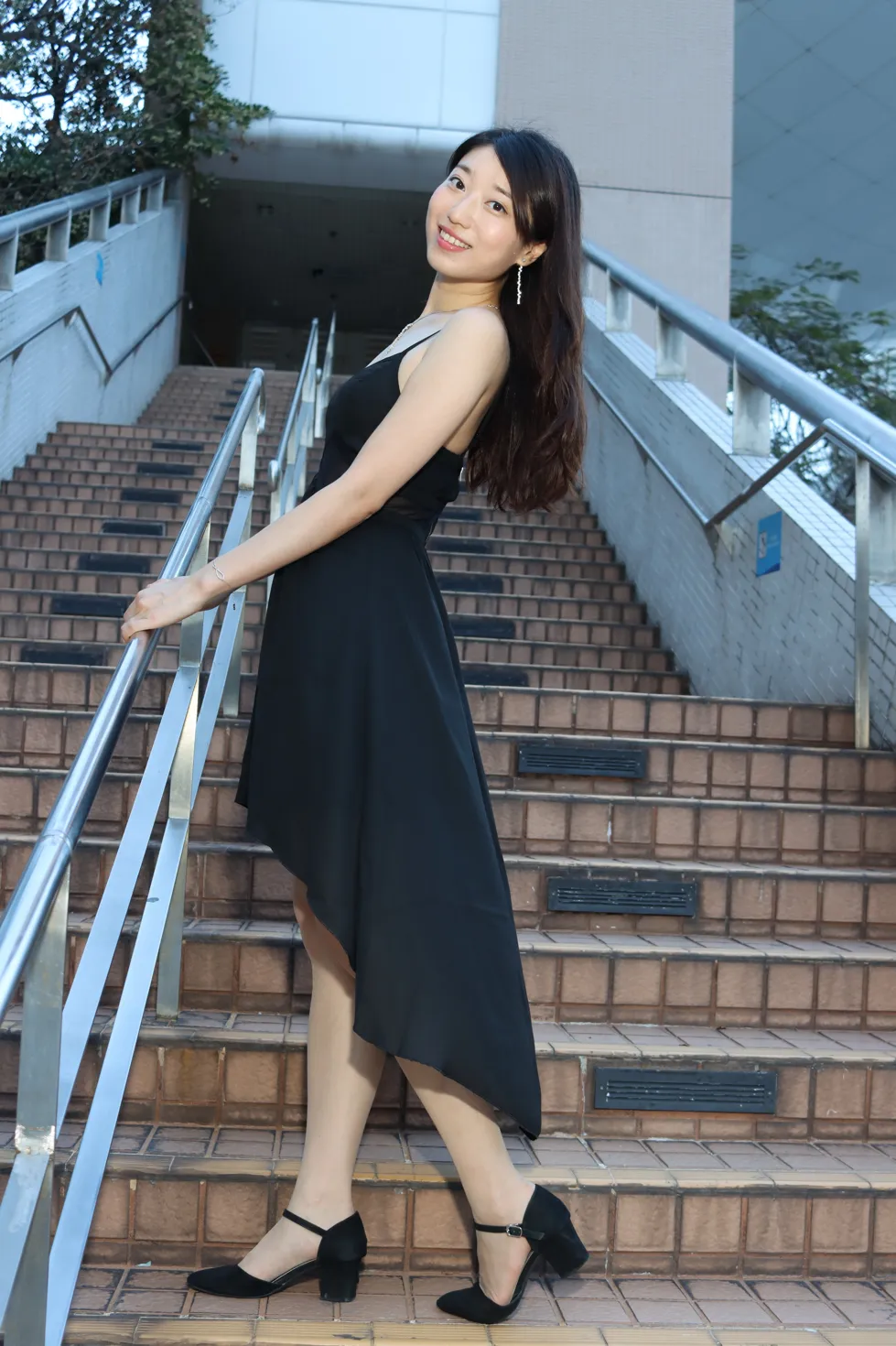 [Mzsock] NO.106 Wu Xiaokui Park black dress street photography#[61P]-1