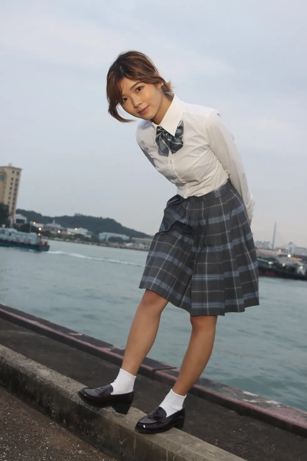 [Mzsock] NO.144 Kandi student uniform beautiful legs street photography#[105P]-72