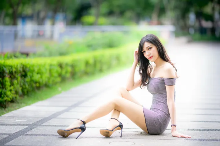 [Mzsock] NO.224 Bao Stockings and High Heels Beautiful Legs Outdoor Shot street photography#[79P]-10