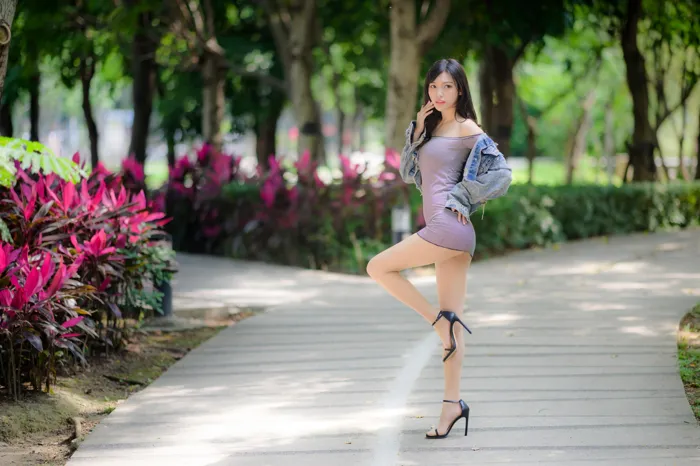 [Mzsock] NO.224 Bao Stockings and High Heels Beautiful Legs Outdoor Shot street photography#[79P]-5