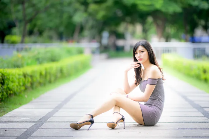 [Mzsock] NO.224 Bao Stockings and High Heels Beautiful Legs Outdoor Shot street photography#[79P]-6