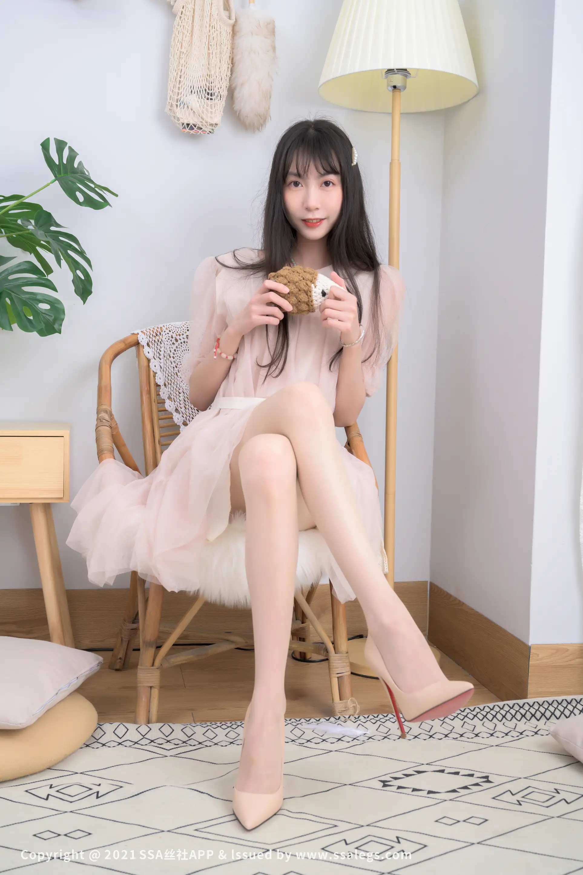 [Mzsock] NO.764 Model’s flesh-colored shiny crotchless stockings (Part 1) silk club#[124P]-8