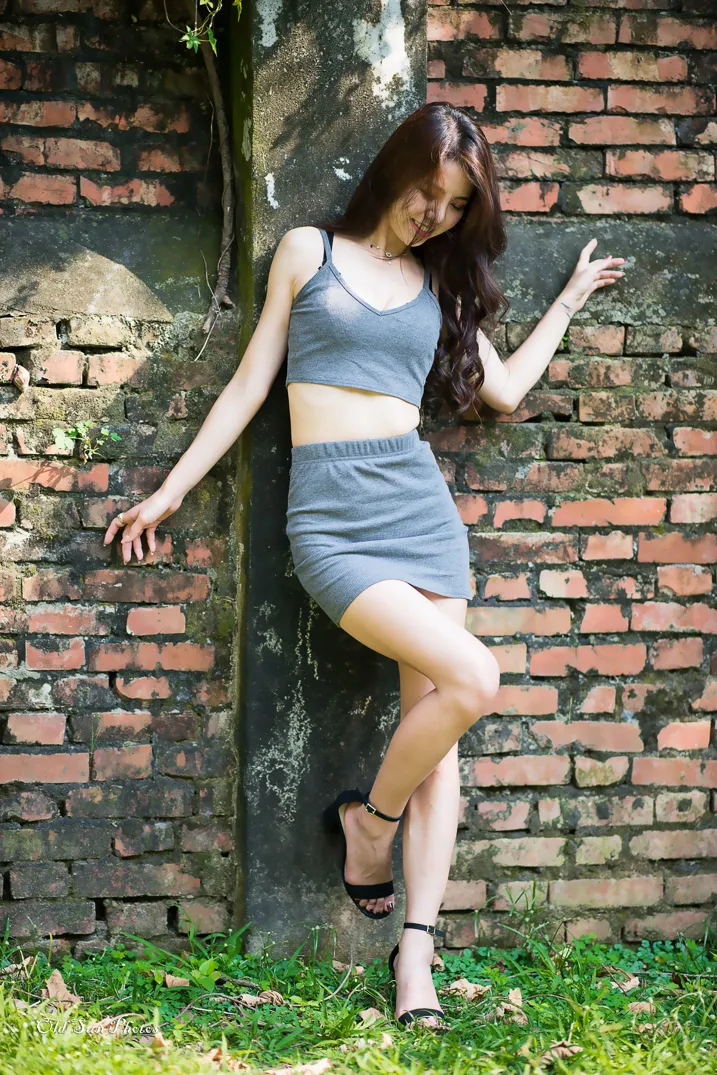 [Mzsock] NO.154 Debby Chiu belly-revealing short skirt with high legs street photography#[105P]-63