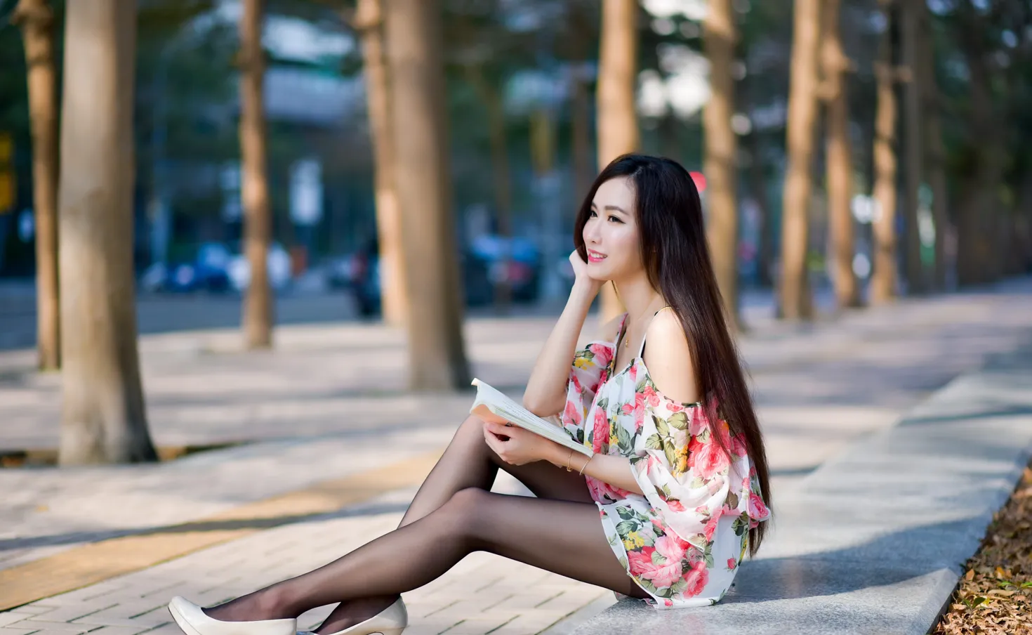 [Mzsock] NO.185 Yanxi suspender skirt black stockings beautiful legs street photography#[27P]-1