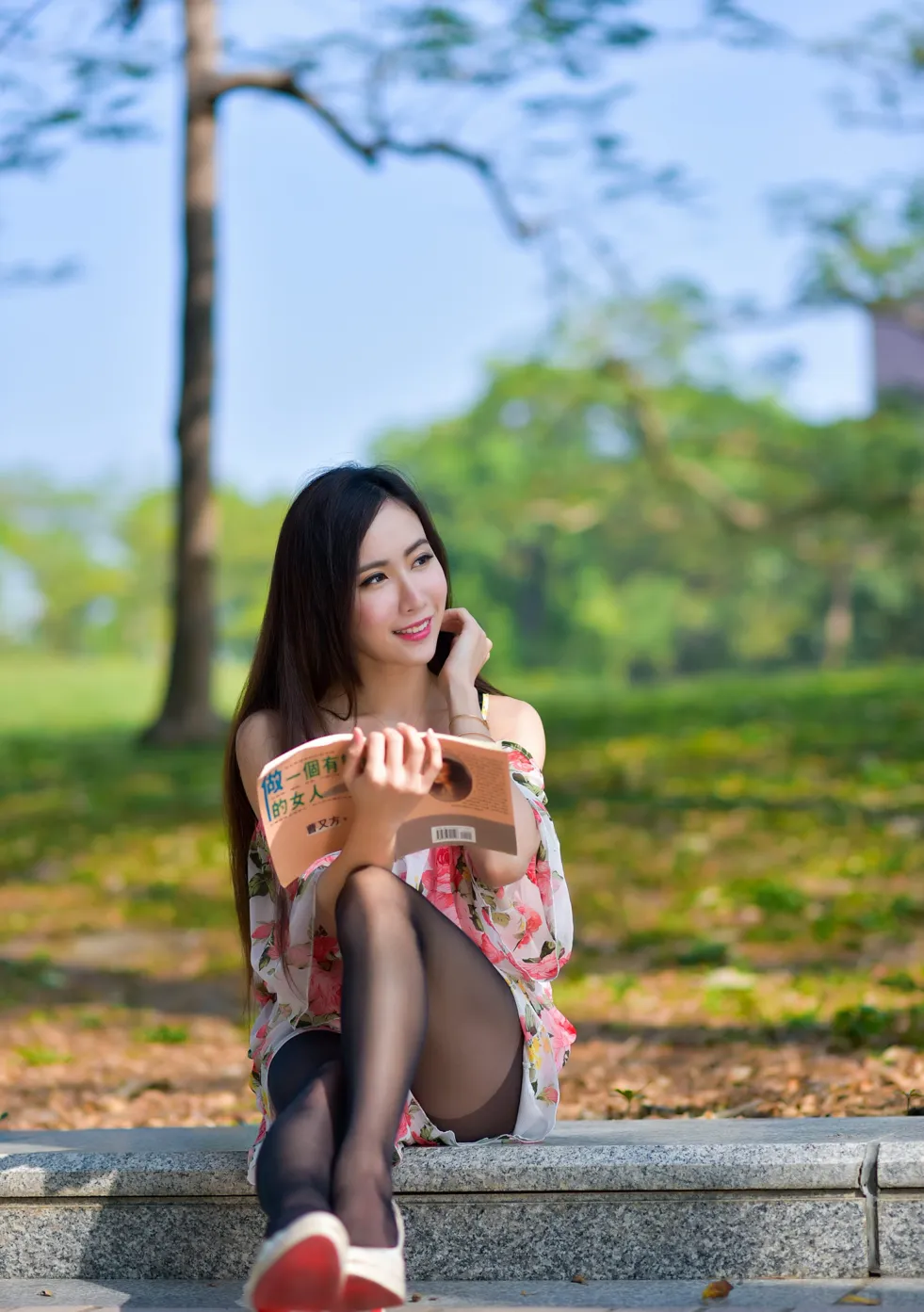 [Mzsock] NO.185 Yanxi suspender skirt black stockings beautiful legs street photography#[27P]-3