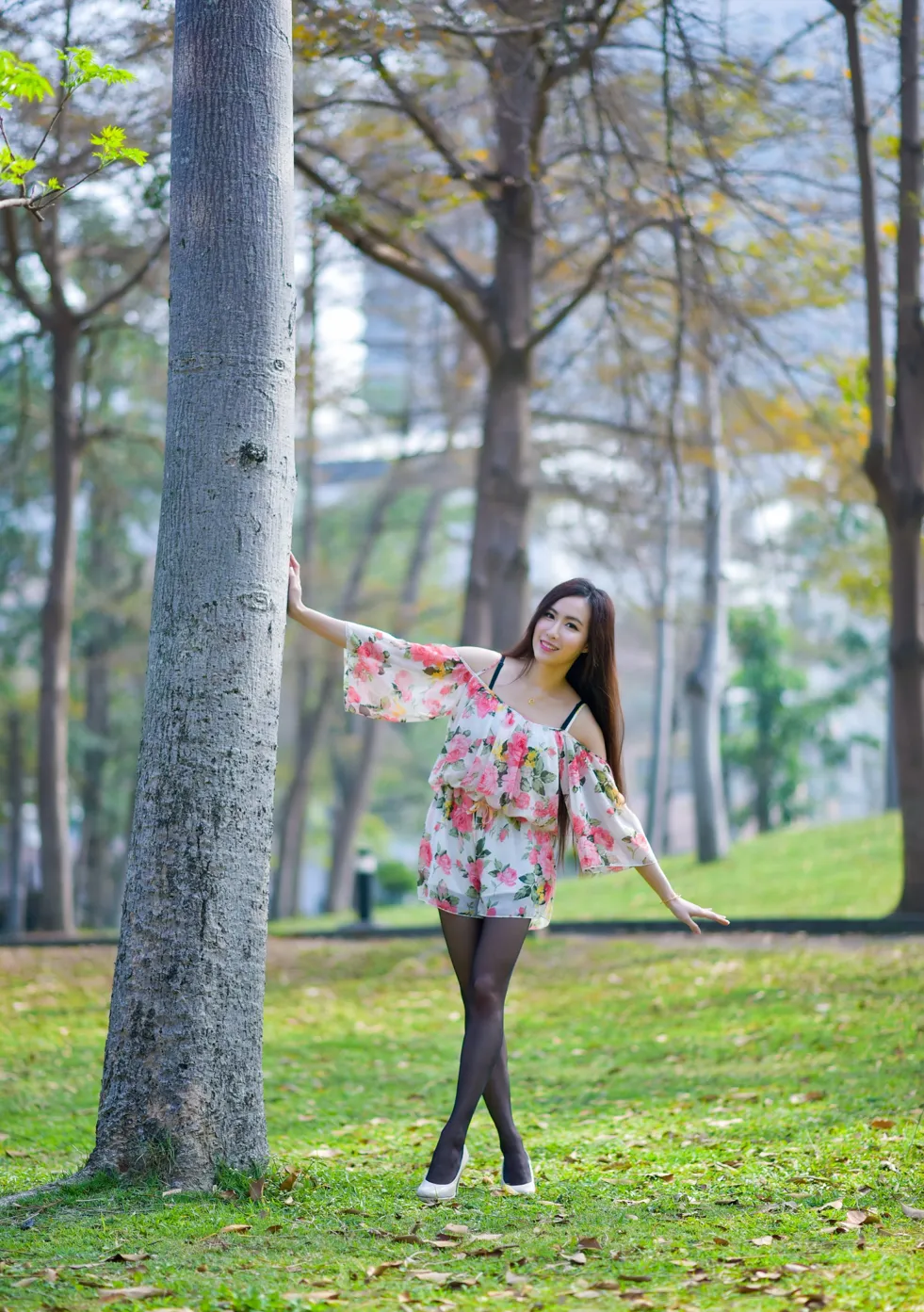 [Mzsock] NO.185 Yanxi suspender skirt black stockings beautiful legs street photography#[27P]-4