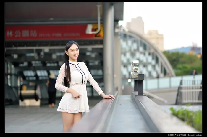 [Mzsock] NO.091 Zhang Yachun, Daan Forest, high heels and beautiful legs, outdoor shot street photography#[54P]-1