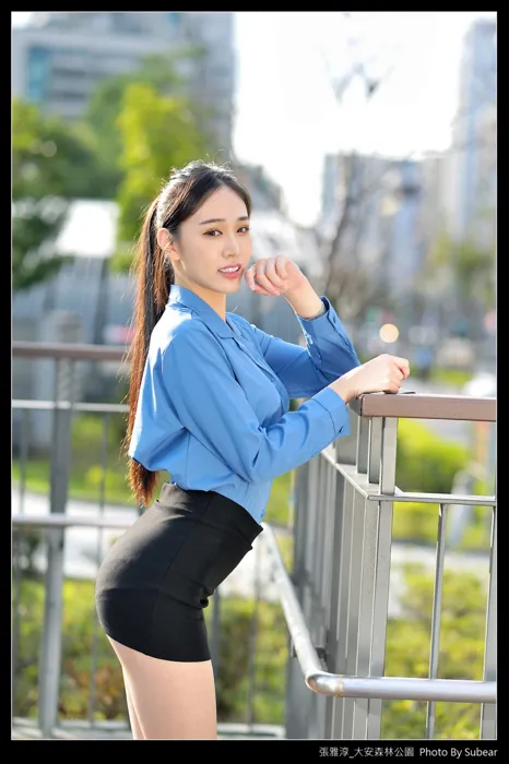 [Mzsock] NO.091 Zhang Yachun, Daan Forest, high heels and beautiful legs, outdoor shot street photography#[54P]-5