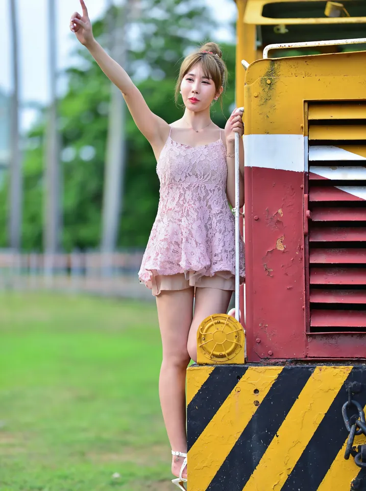 [Mzsock] NO.201 Chen Weiyu suspender dress with cool and beautiful legs street photography#[105P]-3