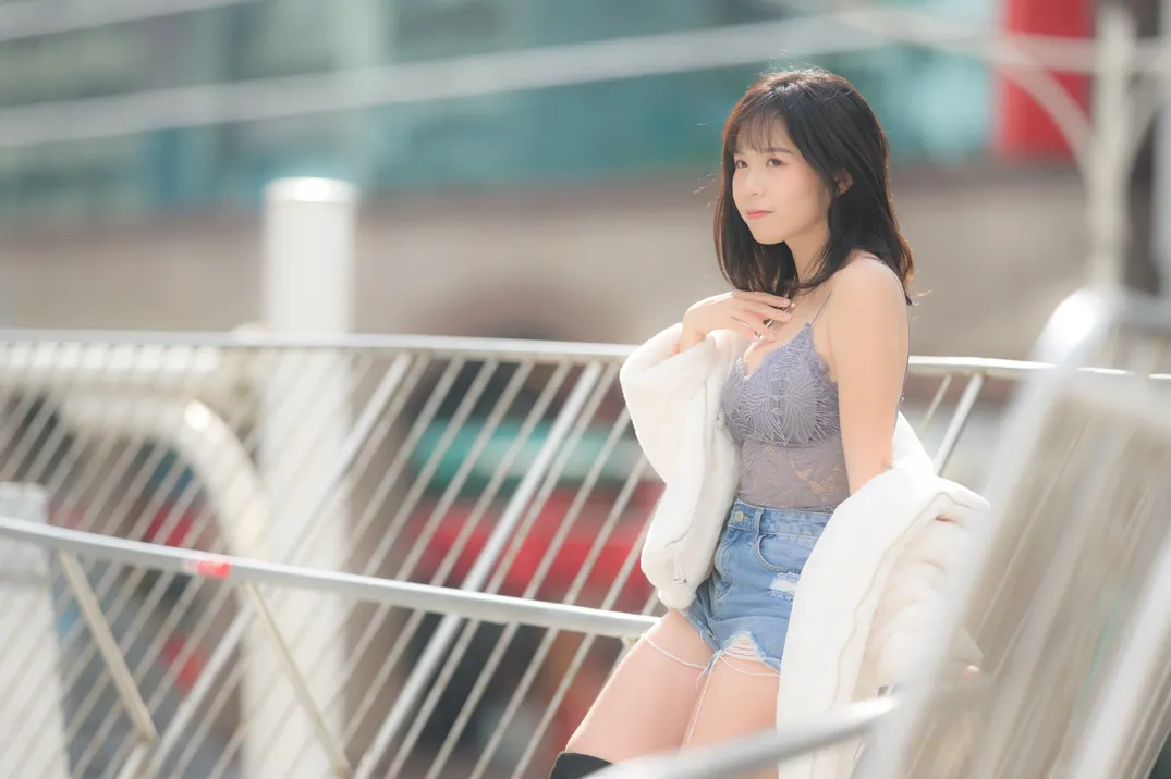 [Mzsock] NO.215 YoYo denim shorts and boots street photography#[105P]-7