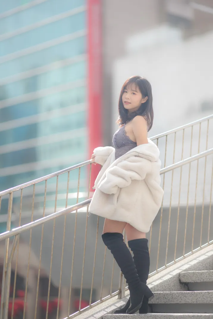 [Mzsock] NO.215 YoYo denim shorts and boots street photography#[105P]-9