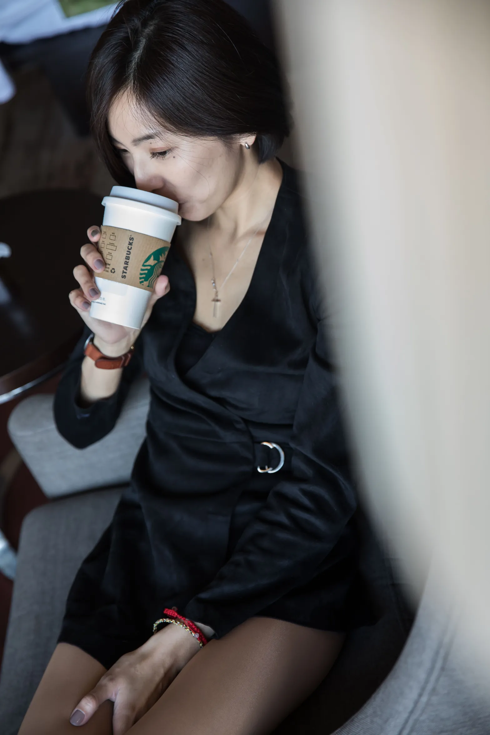 [Mzsock] NO.120 Skinny beauty in the hotel with high heels street photography#[88P]-2