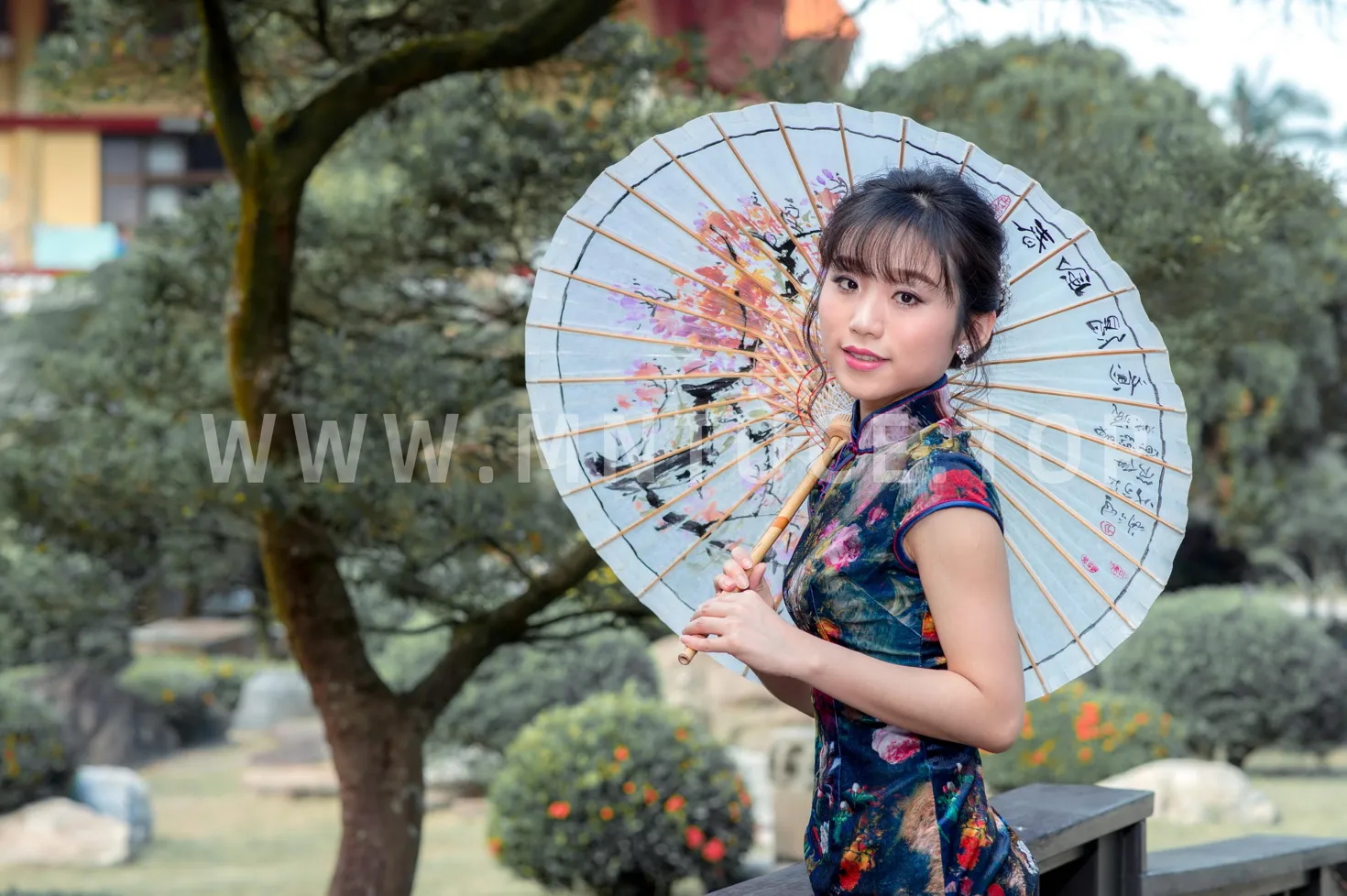 [Mzsock] NO.194 Yu Chen short cheongsam high heels beautiful legs street photography#[105P]-5