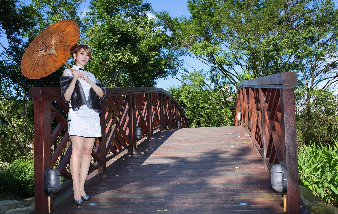 [Mzsock] NO.212 Xiaoyou short cheongsam, stockings, high heels and beautiful legs street photography#[78P]-4