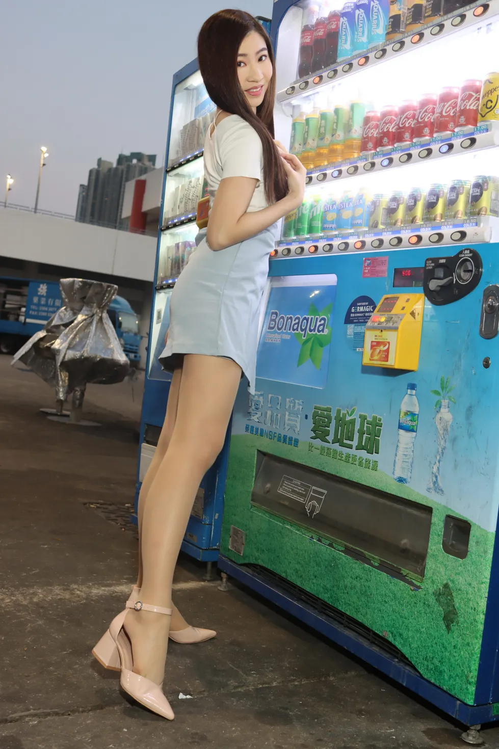 [Mzsock] NO.198 Zixuan short skirt and stockings with high legs and beautiful legs street photography#[80P]-72