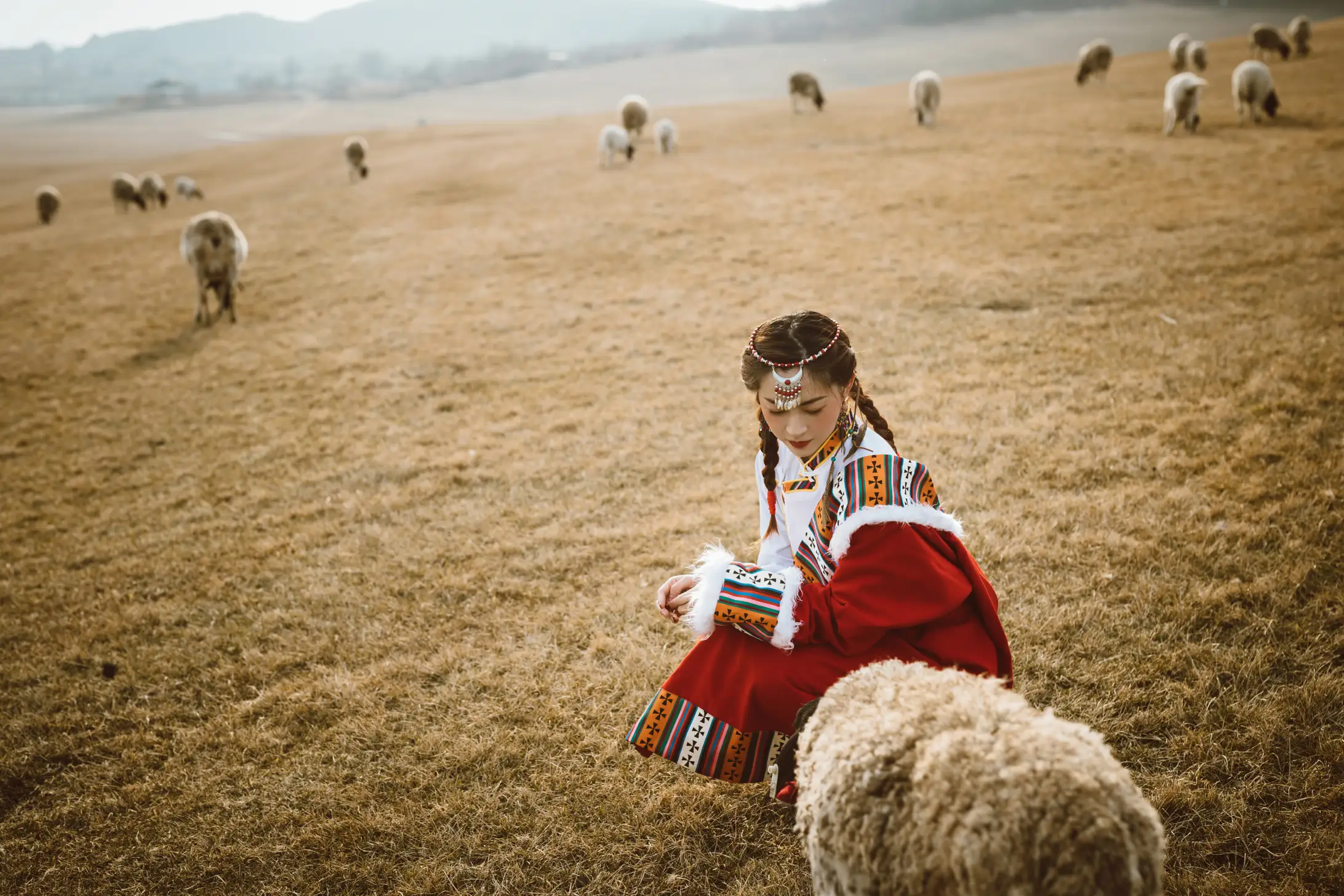 [YITUYU] 2022.07.04 Vol.1376 – Girl in Tibetan Clothes on the Ranch Yixuan-#[22P]-3