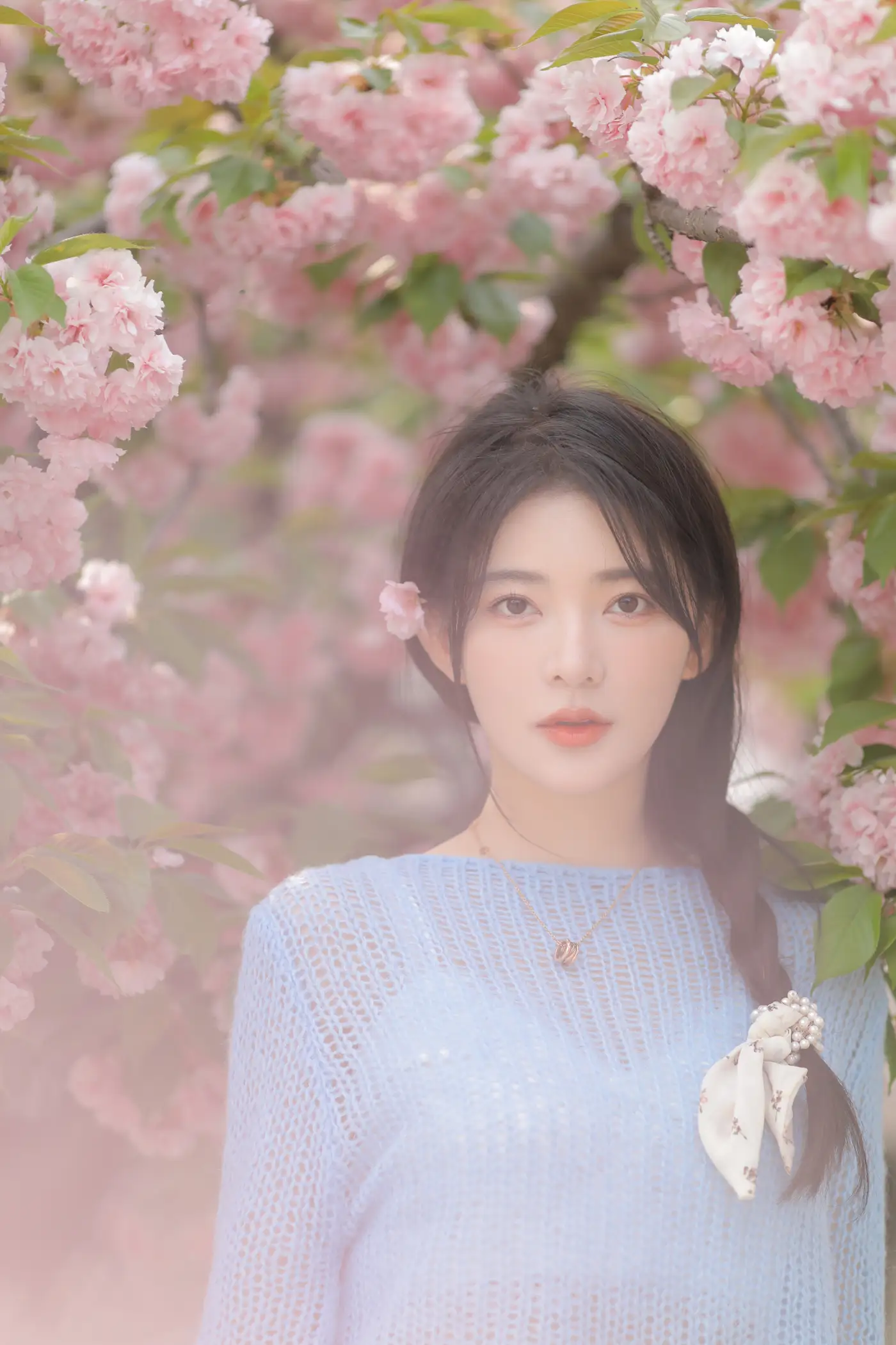 [YITUYU] 2022.06.22 Vol.1252 – Pink Blue Evening Cherry Blossoms Yang Yimo#[29P]-8