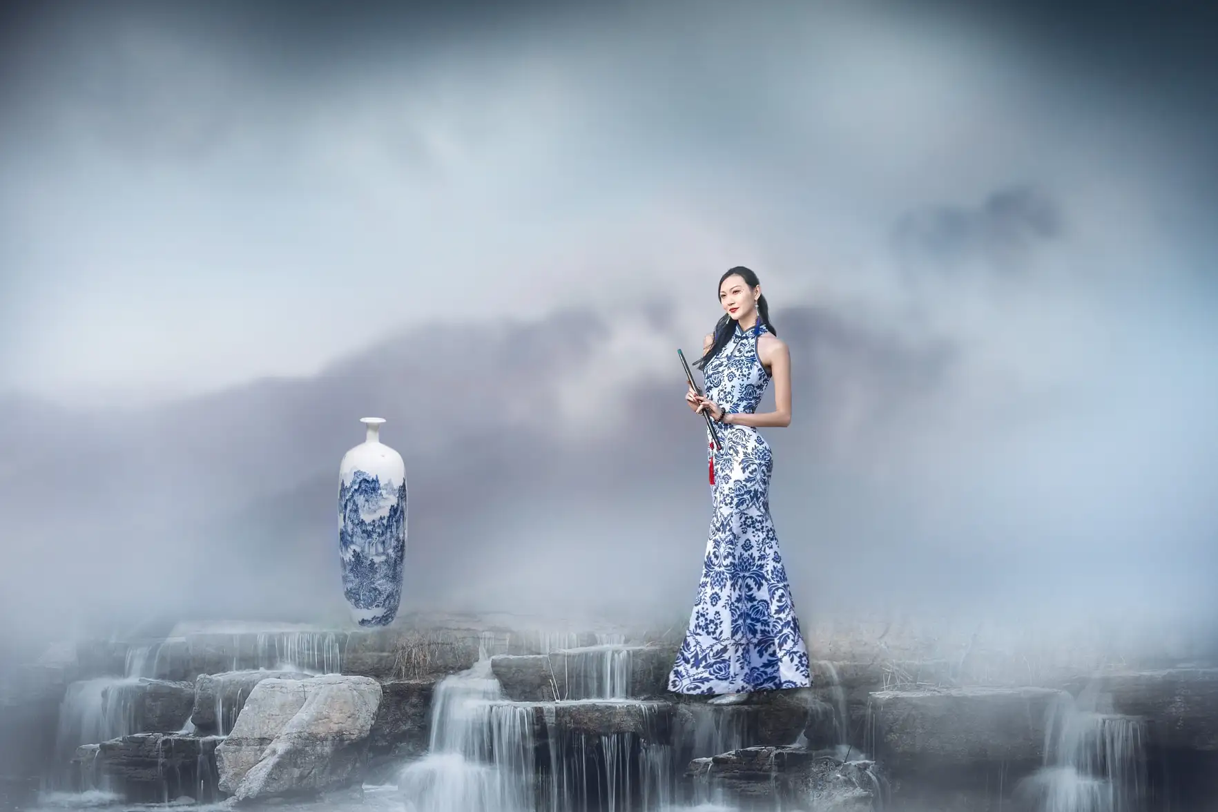 [YITUYU] 2021.10.29 Vol.403 – Blue and white porcelain Hao Xinru#[22P]-1