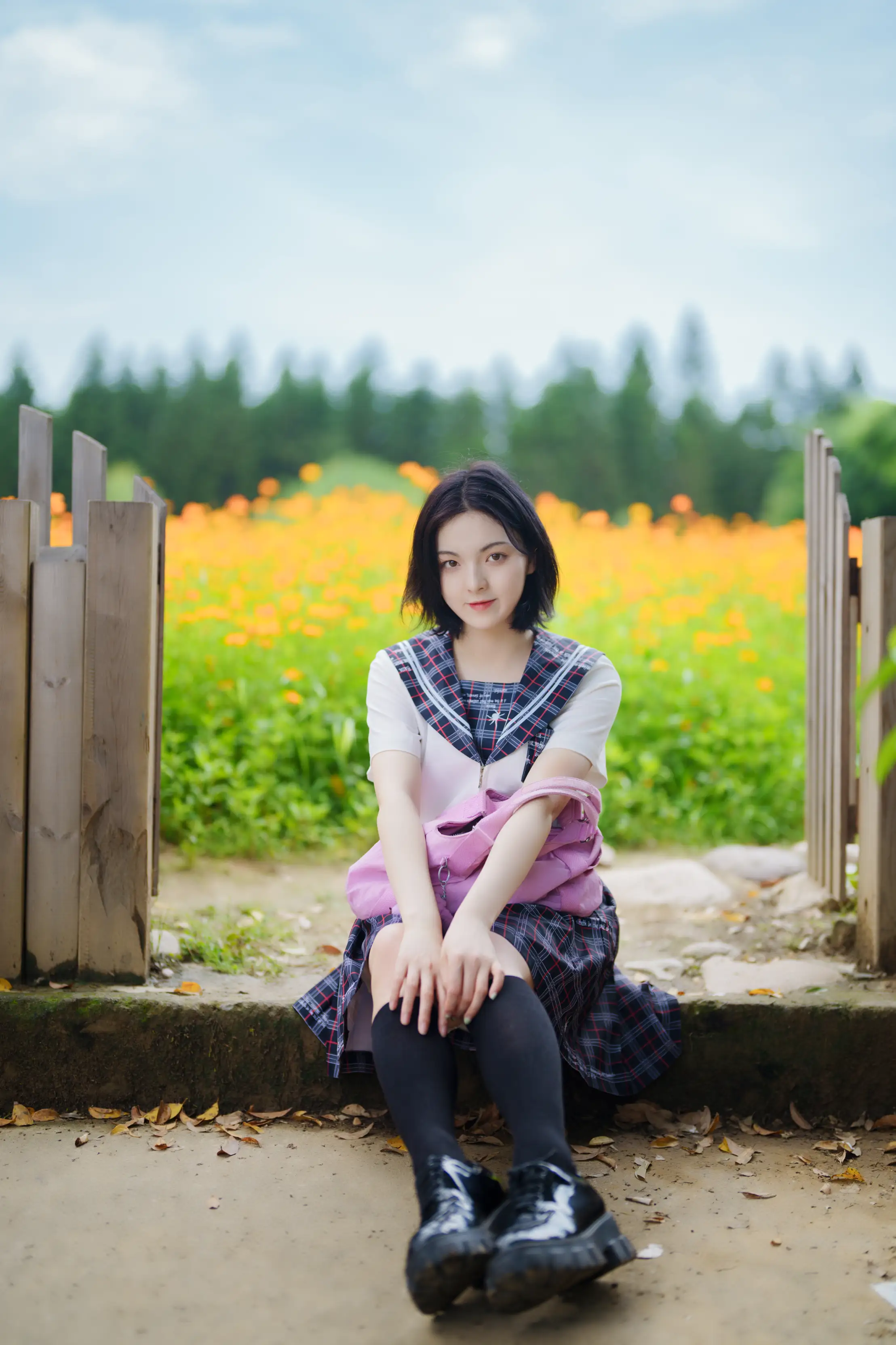 [YITUYU] 2021.11.12 Vol.441 – JK girl in the flower field dudu#[51P]-5