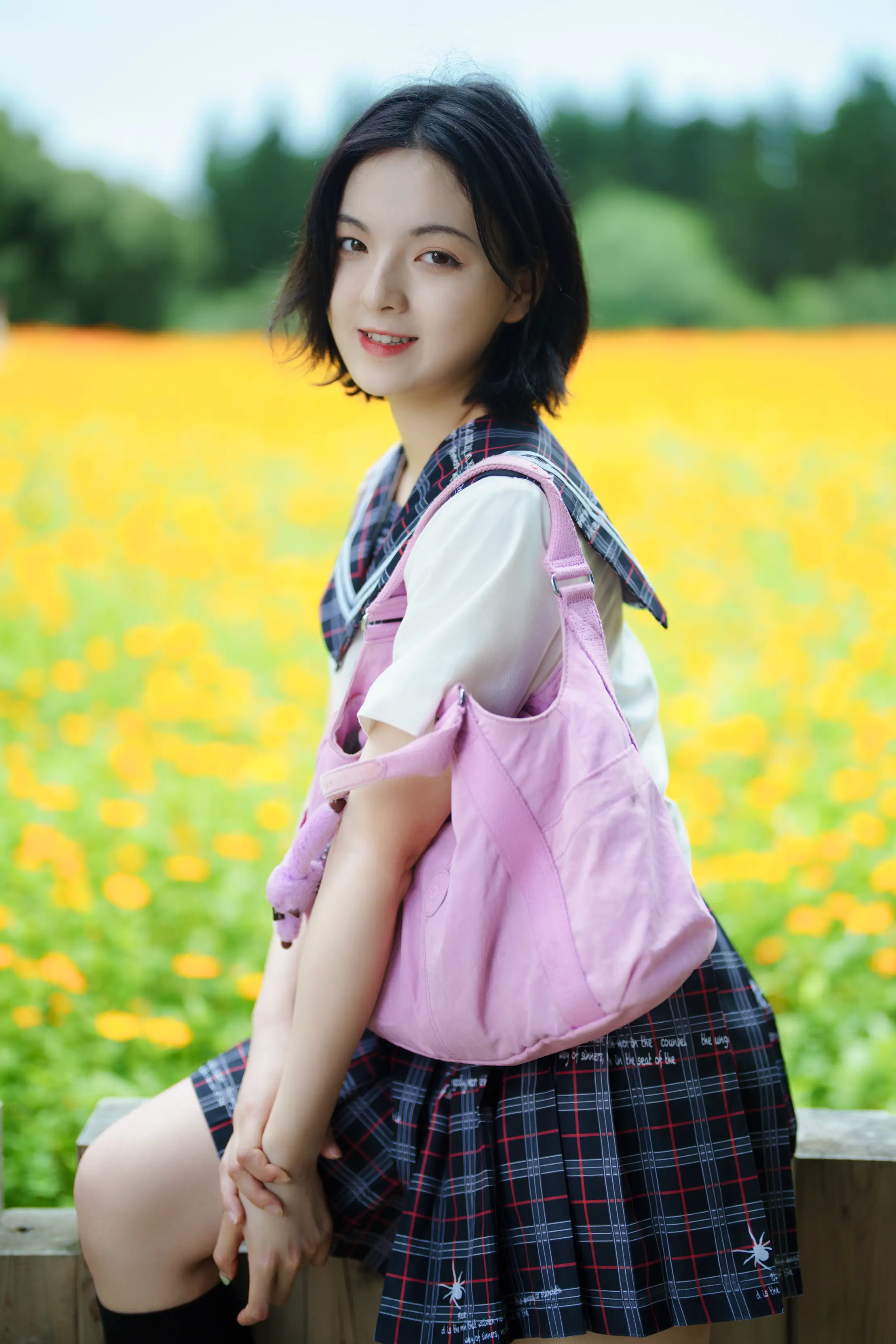 [YITUYU] 2021.11.12 Vol.441 – JK girl in the flower field dudu#[51P]-3