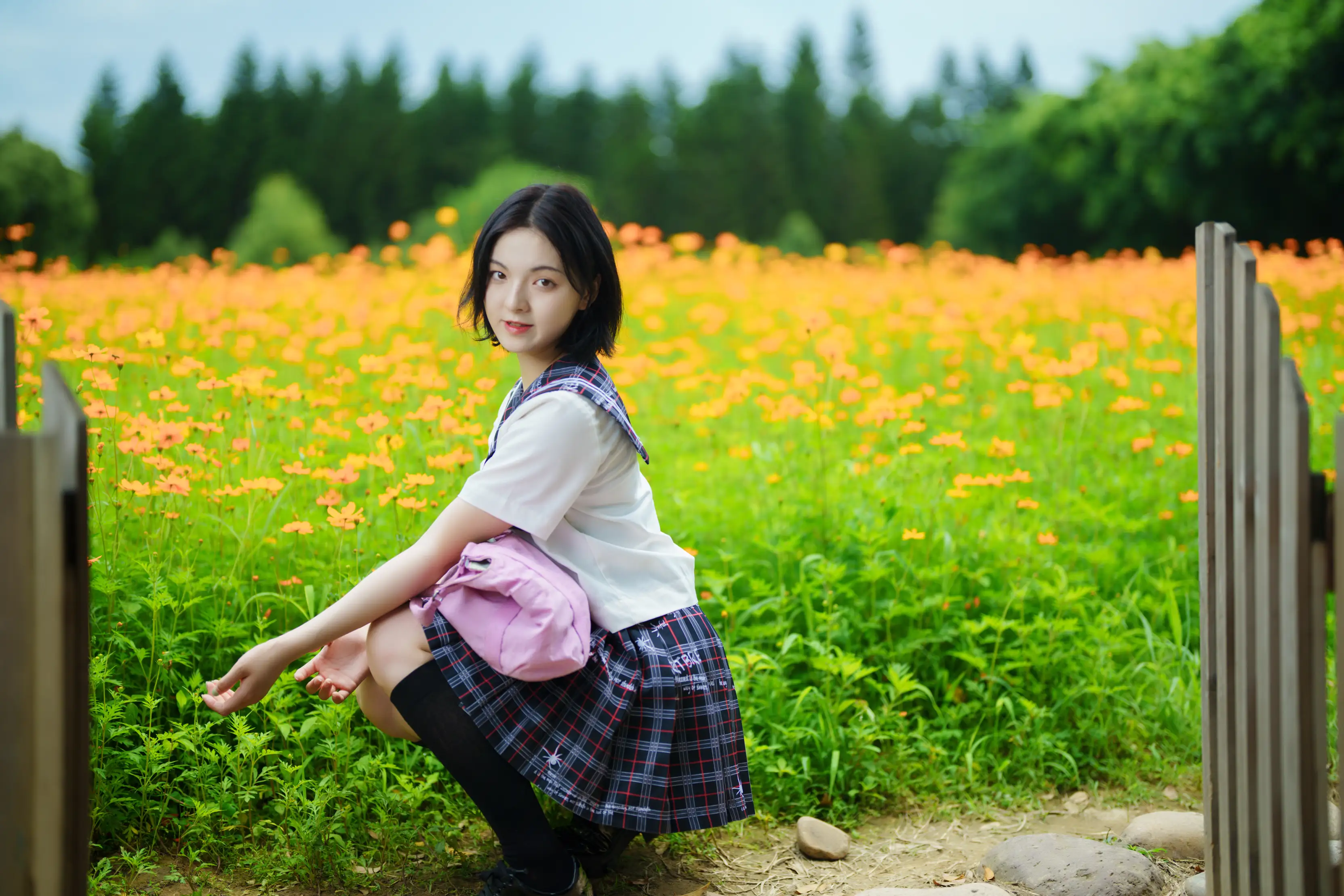 [YITUYU] 2021.11.12 Vol.441 – JK girl in the flower field dudu#[51P]-7