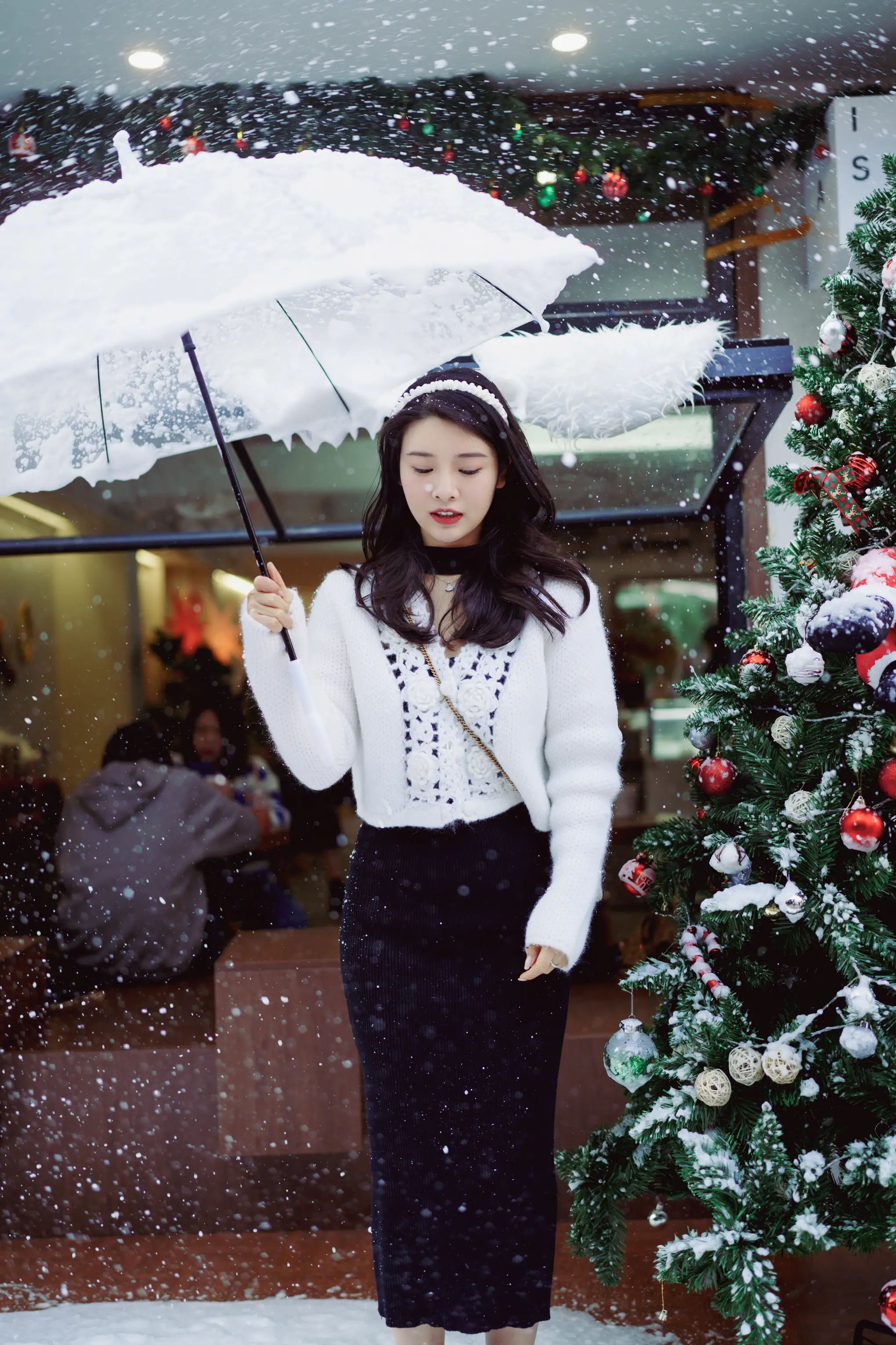 [YITUYU] 2022.01.29 Vol.722 – Jingle Bell, Christmas scenery themed portrait photography Meow meow meow is Jin'er#[61P]-3