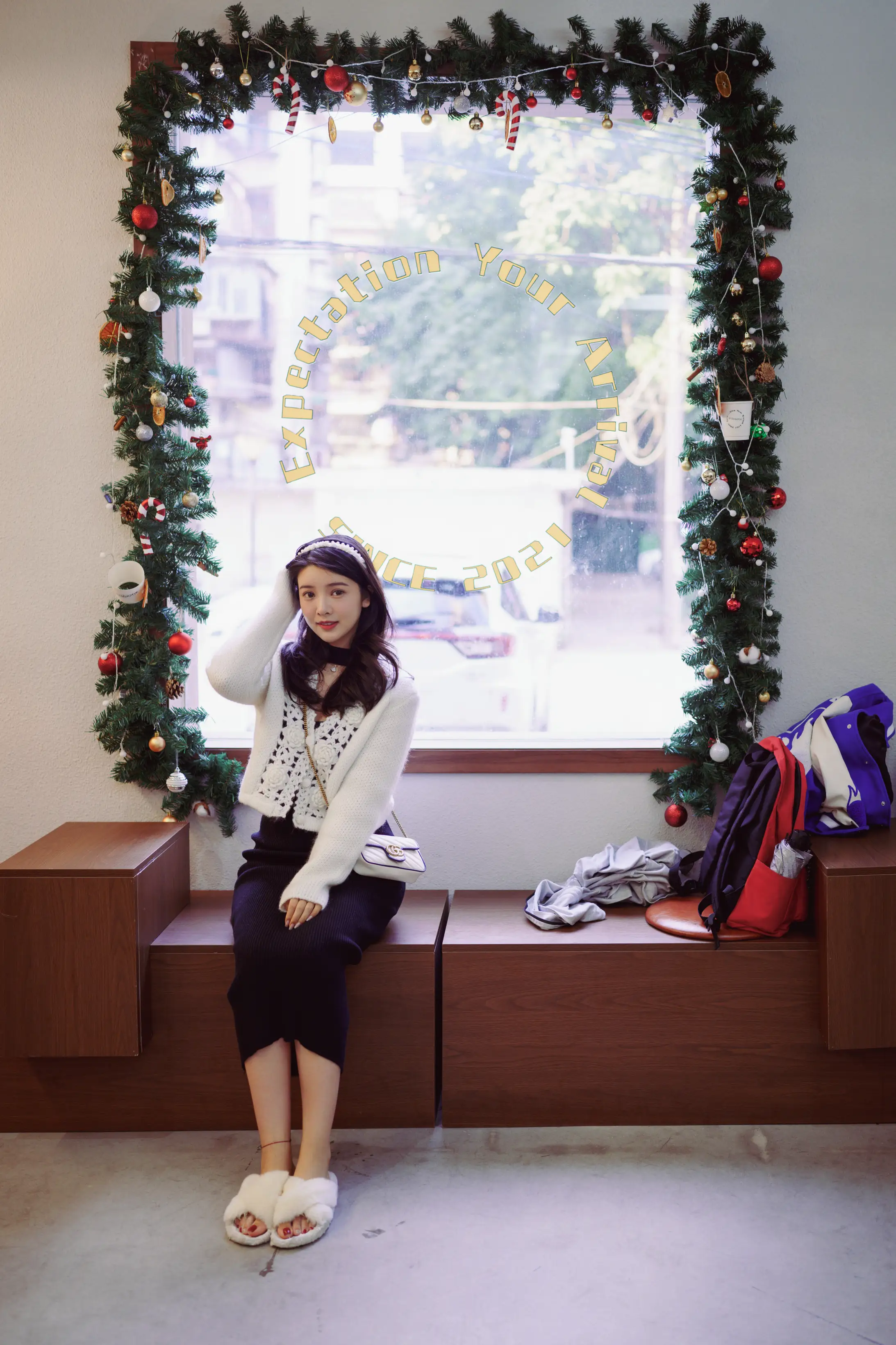 [YITUYU] 2022.01.29 Vol.722 – Jingle Bell, Christmas scenery themed portrait photography Meow meow meow is Jin'er#[61P]-2