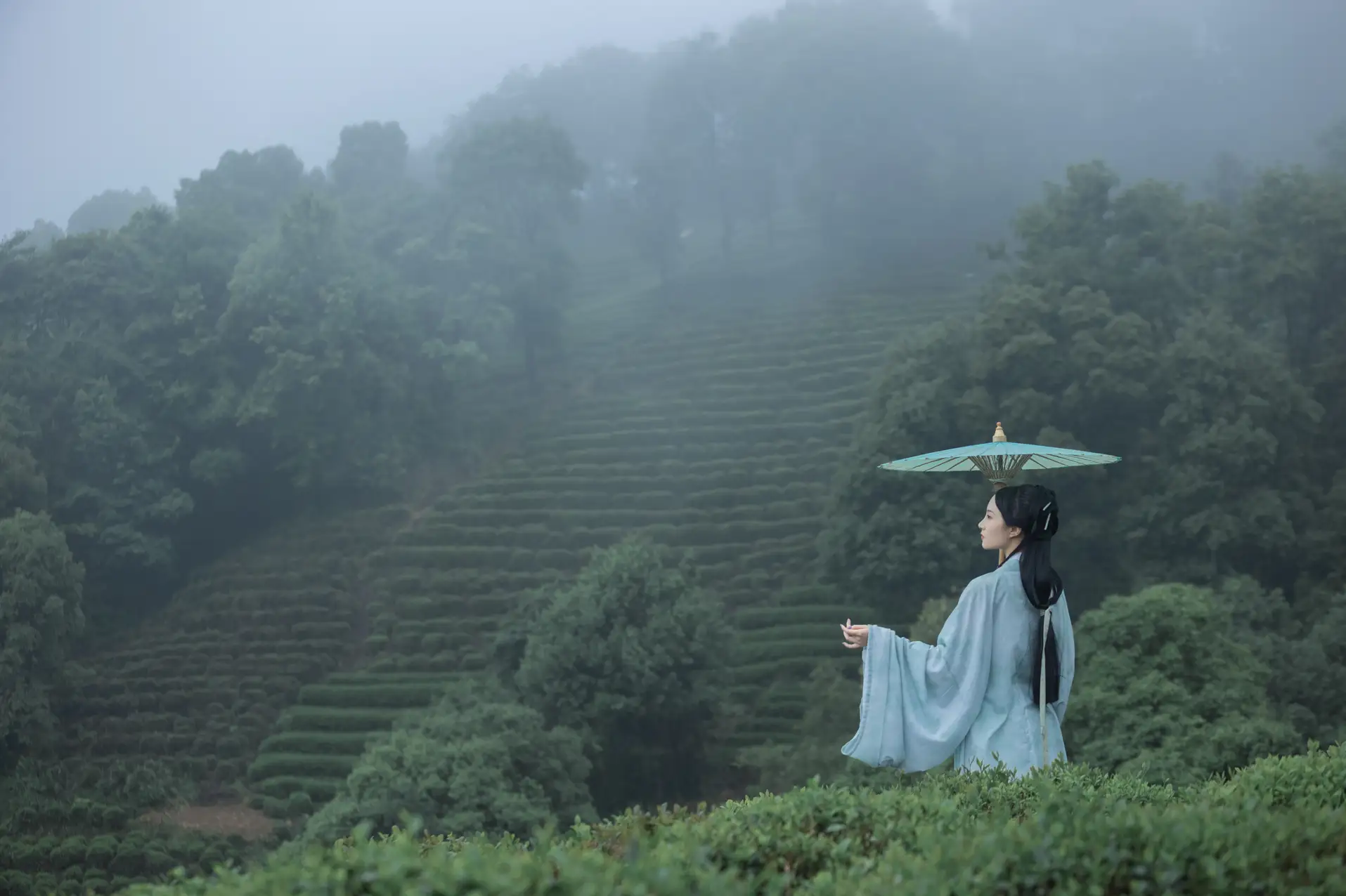 [YITUYU] 2022.07.05 Vol.1384 – New Rain in the Empty Mountain Shen Yunxiao#[42P]-1