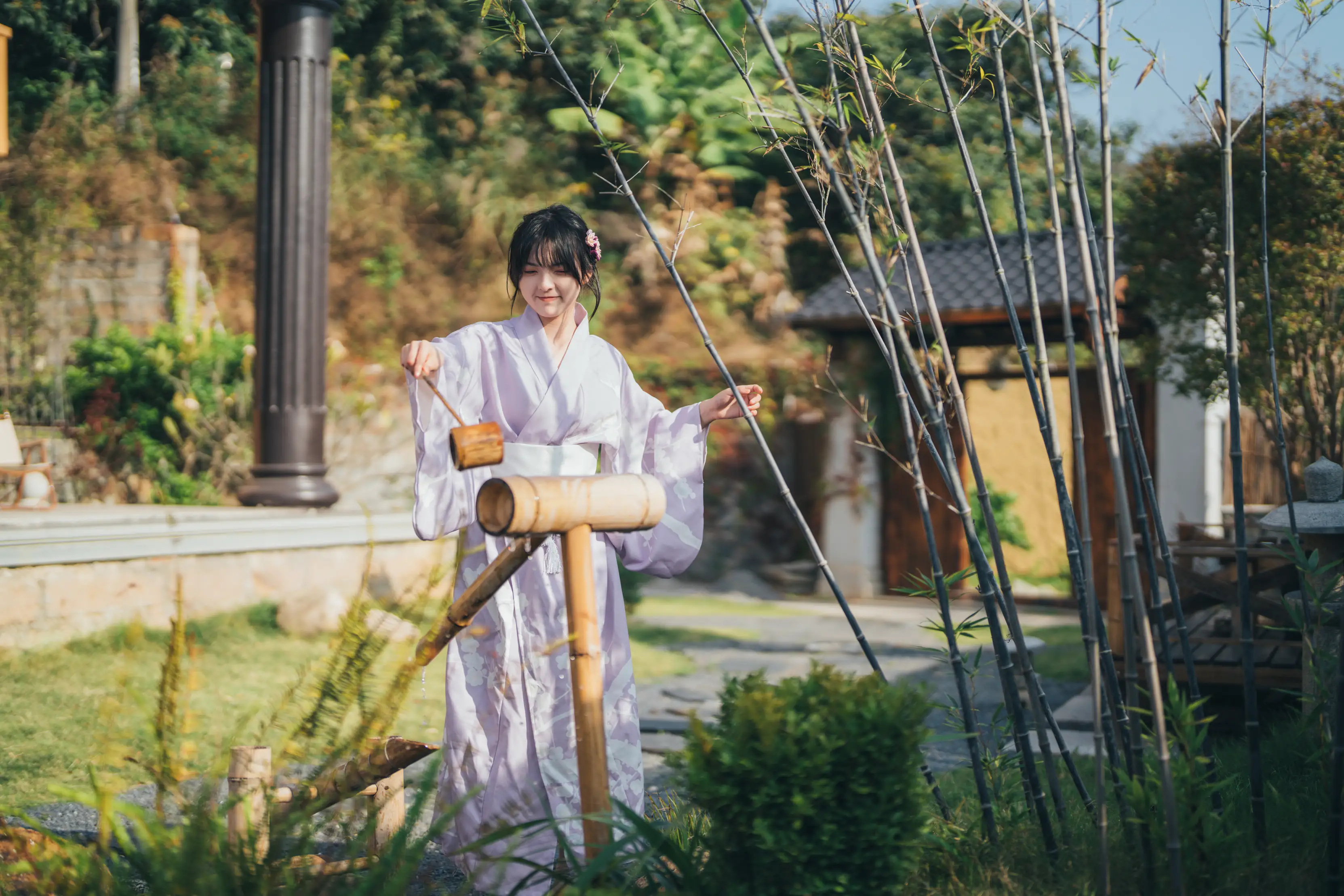 [YITUYU] 2022.02.09 Vol.772 – Japanese style story, photo of a girl in a Japanese garden dudu#[56P]-5