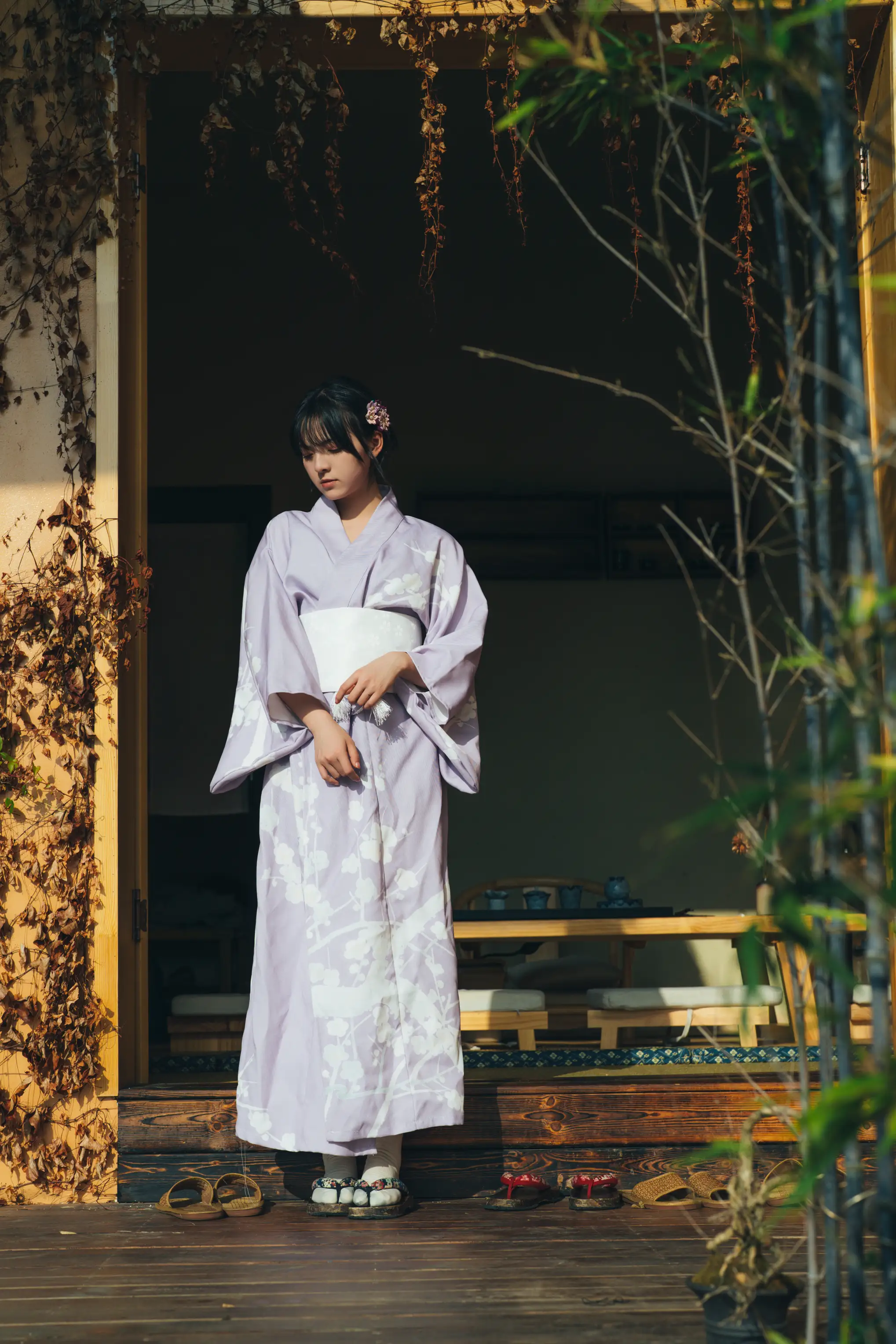 [YITUYU] 2022.02.09 Vol.772 – Japanese style story, photo of a girl in a Japanese garden dudu#[56P]-3