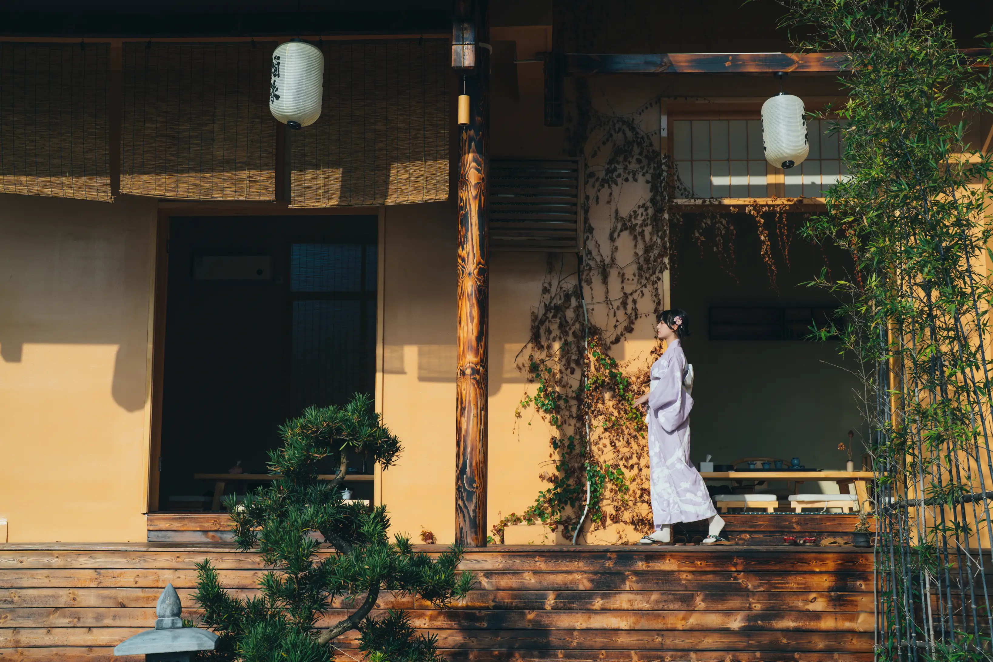 [YITUYU] 2022.02.09 Vol.772 – Japanese style story, photo of a girl in a Japanese garden dudu#[56P]-5